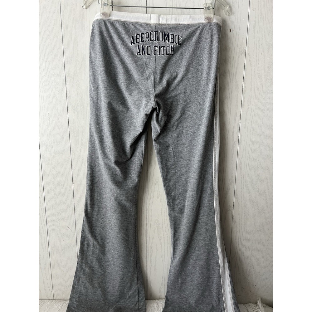 Y2K Abercrombie & Fitch Low Rise Flare Pants Women's Small Flare Athletic Sweats - Picture 6 of 16